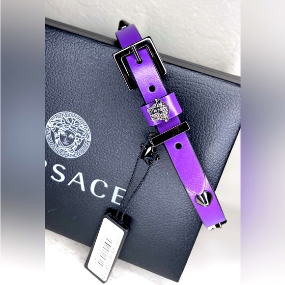Versace Studded Necklace/Bracelet 
14.5” x 1/2” - Picture 1 of 14
